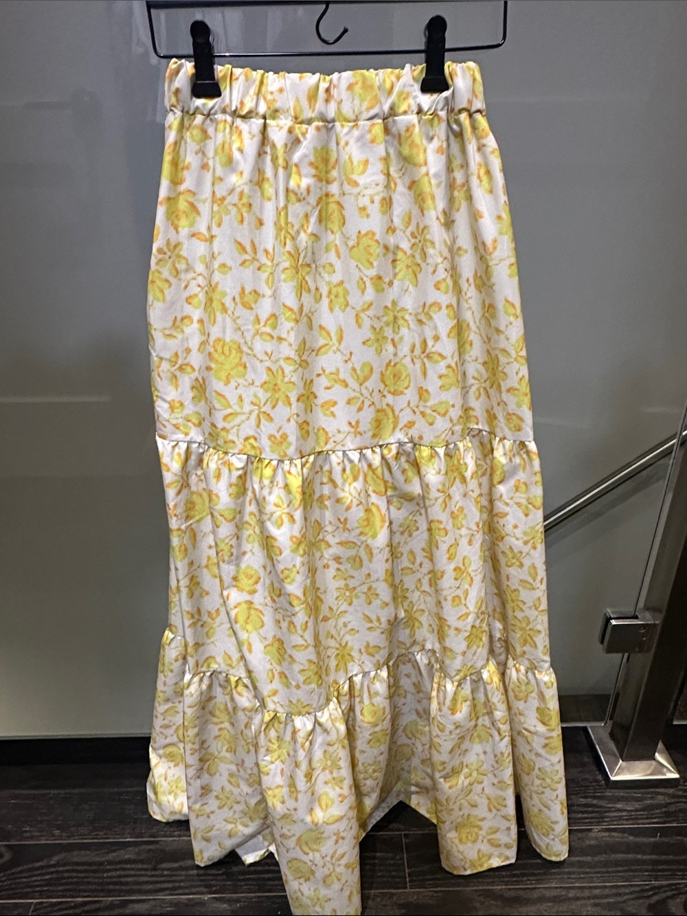 Printed maxi skirt